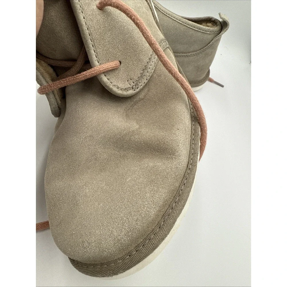 Size 10 Mens UGG Maksim Tamarind Ankle Chukka Suede Wool House Shoes Boots Used